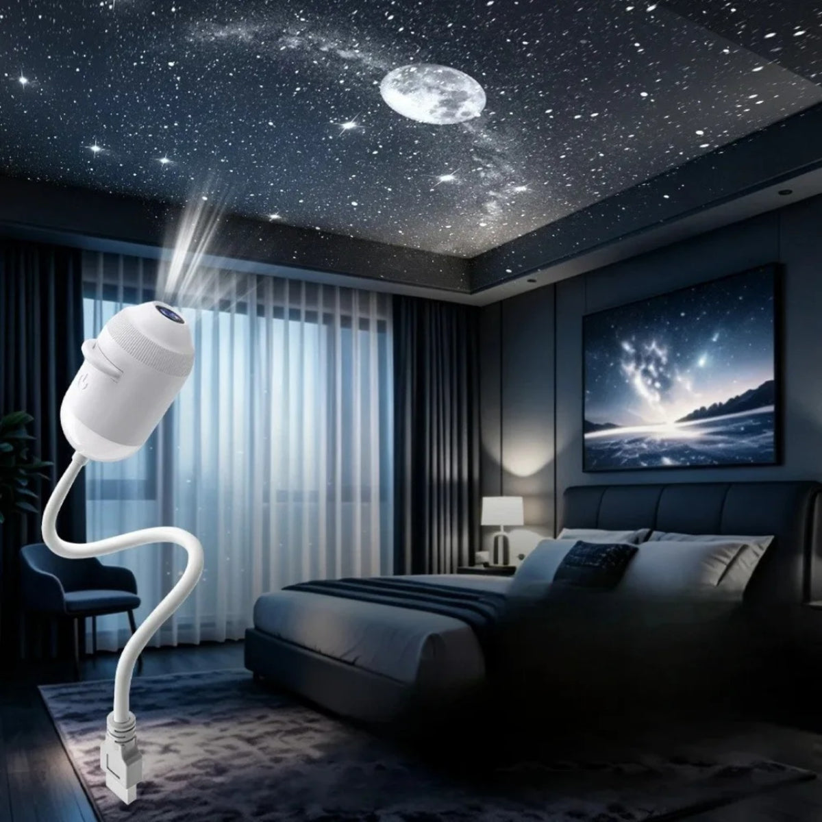 DINUZO Galaxy Projector – Verwandle jeden Raum in einen Sternenhimmel